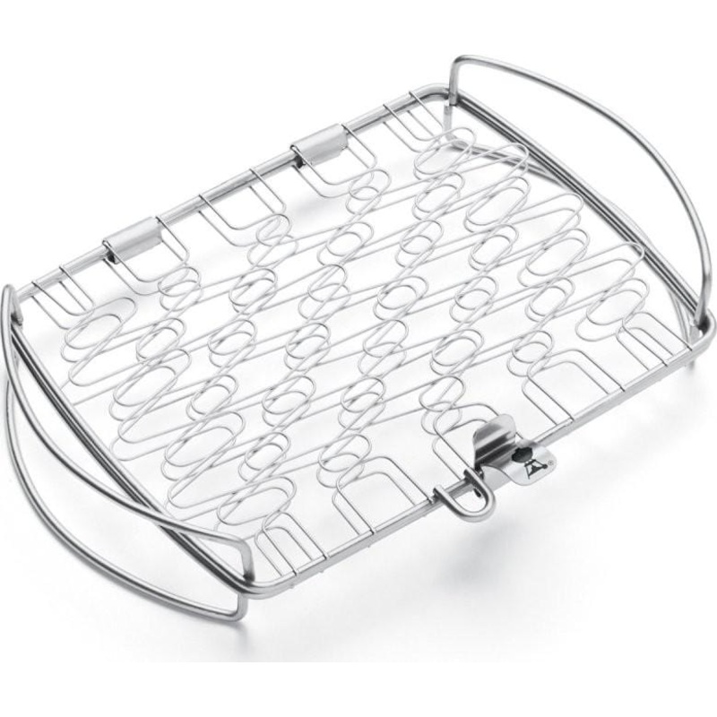Weber Large Stainless Steel Fish Basket – 6471