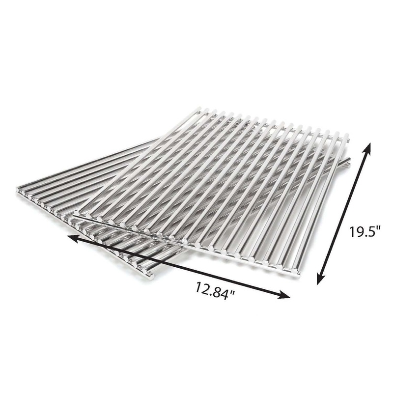 Grill Care 17528 Stainless Steel Grids – 2pc (Weber Grills) – side mount grills