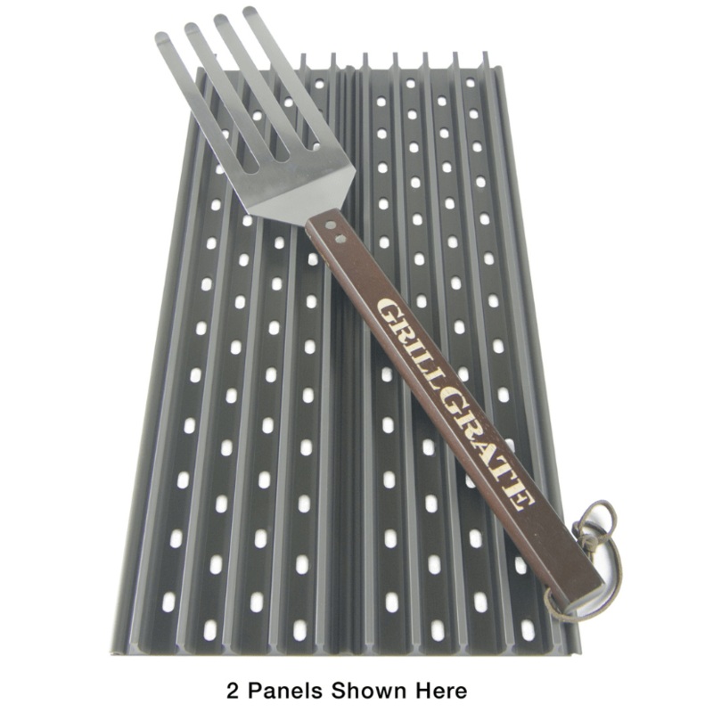GrillGrate 20 Panels|Single (Gratetool not included!)|Set of 2 (10.5″ Total Width)