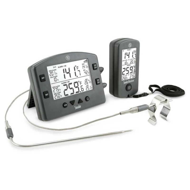 Thermoworks Smoke 2-Channel Alarm Thermometer