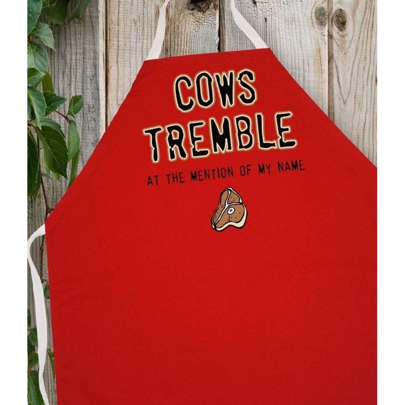 L.A. Imprints Attitude Apron – Cows Tremble