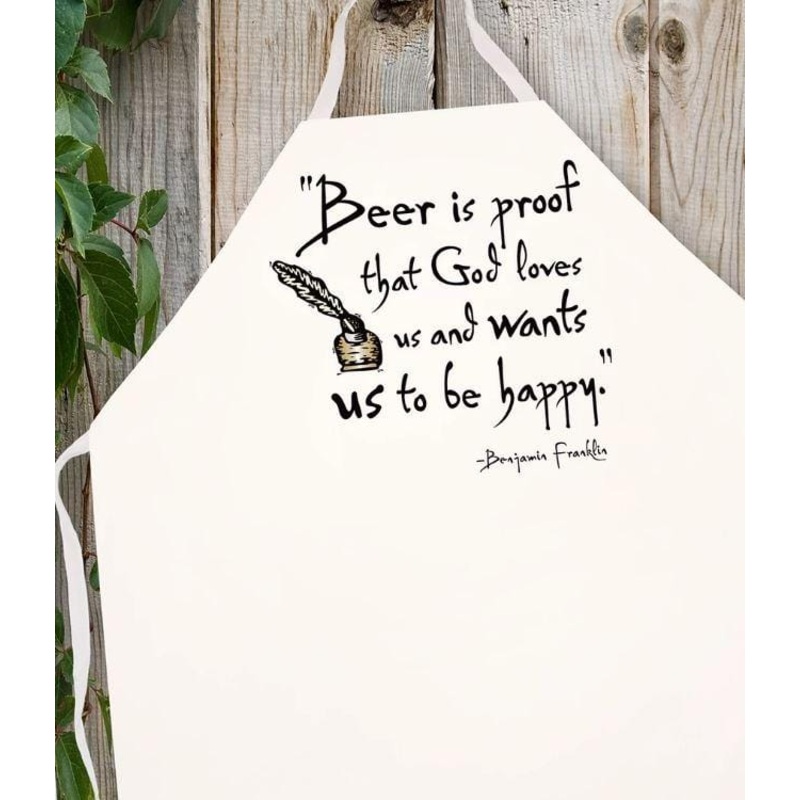 LA Imprints Attitude Apron – Beer is Proof