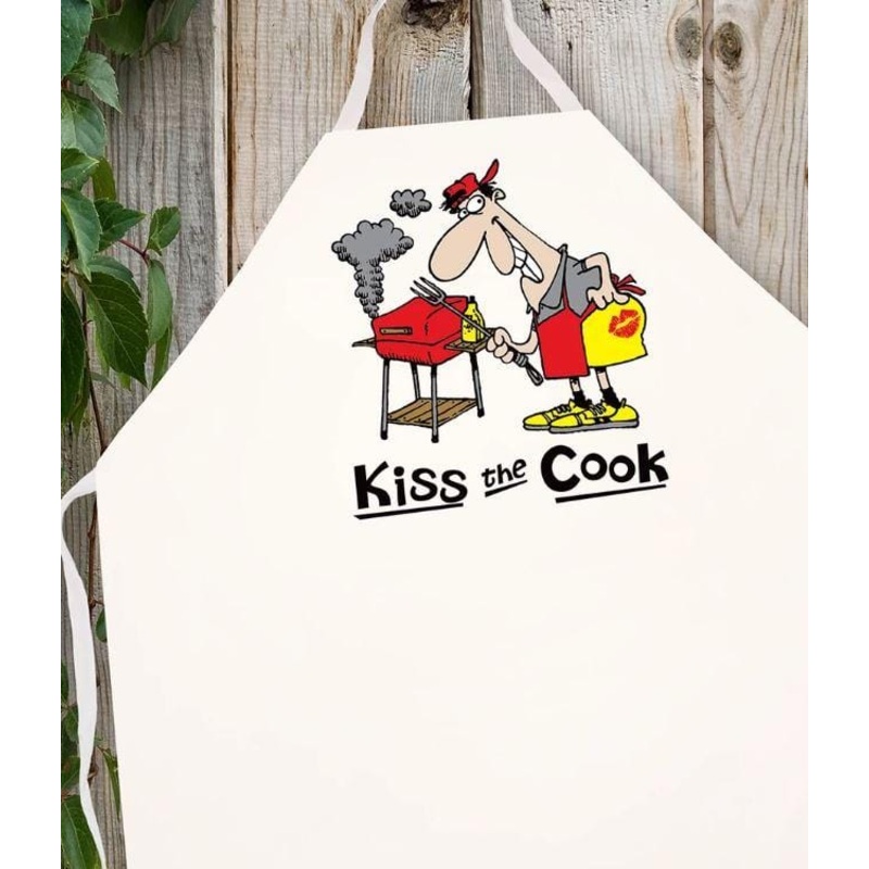 LA Imprints Attitude Apron – Kiss the Cook