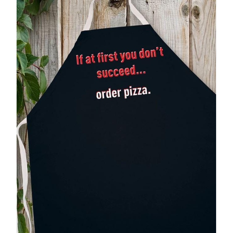 LA Imprints Attitude Apron – Order Pizza