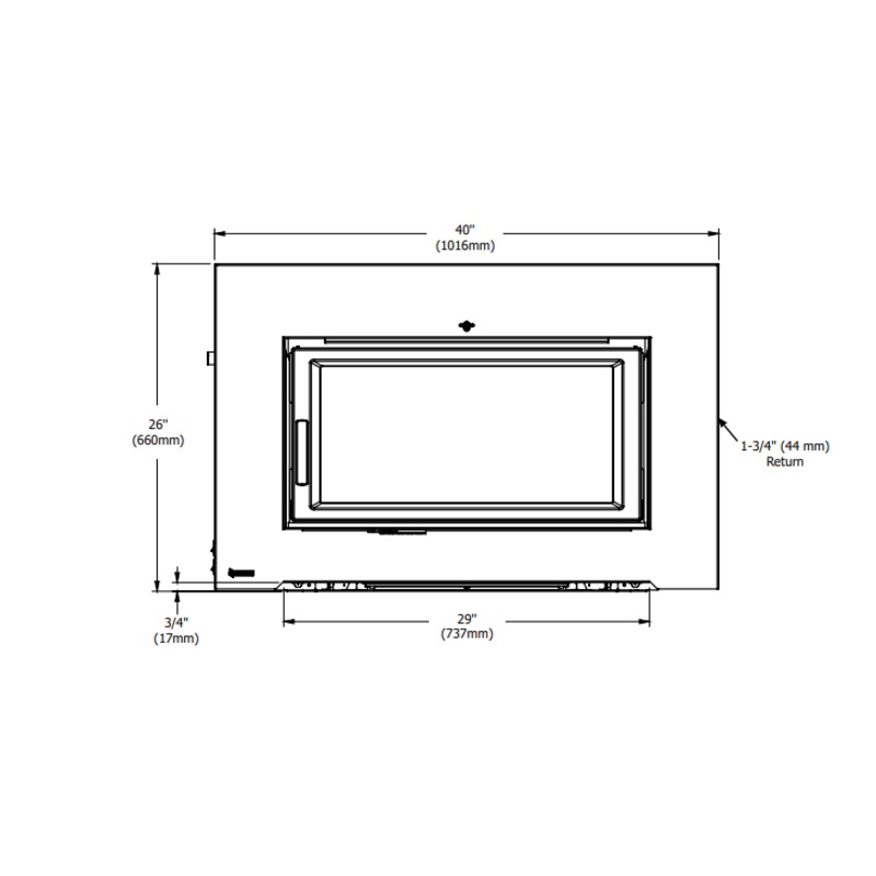 Regency 106-910 Low Profile Faceplate