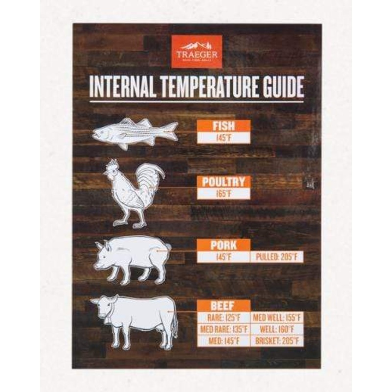 Traeger Internal Temperature Guide Magnet – BAC462