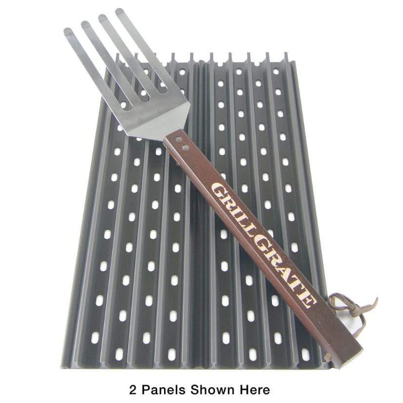 GrillGrate 15 Panels|Single (Gratetool not included!)|Set of 2 (10.5″ Total Width)|Set of 3 (15.375″ Total Width)|Set of 5 (25.5″ Total Width)