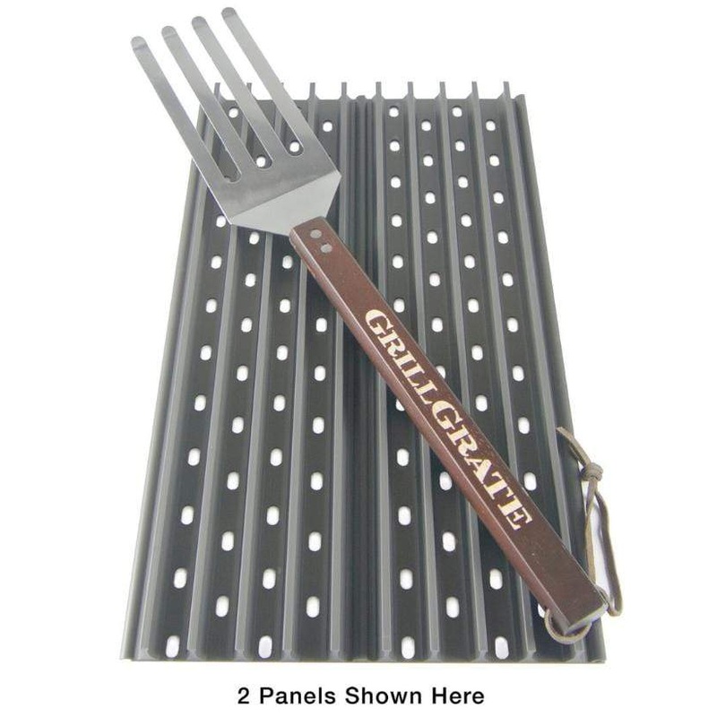 GrillGrate 17.375 Panels|Single (Gratetool not included!)|Set of 2 (10.5″ Total Width)|Set of 3 (15.375″ Total Width)|4+gap