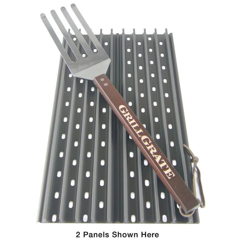 GrillGrate 18.5 Panels|Single (Gratetool not included!)|Set of 2 (10.5″ Total Width)|Set of 3