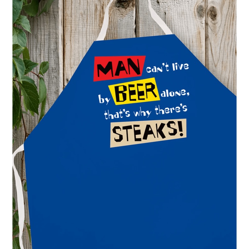 LA Imprints Attitude Apron – Live by Beer Alone