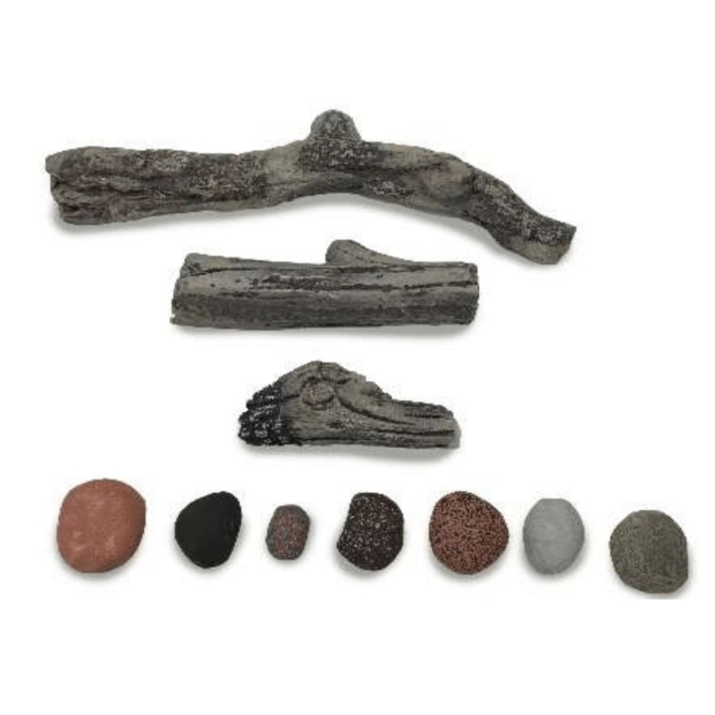 Ambiance Fireplaces Additional Driftwood Logs (Illusion 47)