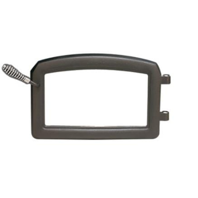 Regency Stove Door (C34)|Black|Black with Nickel Trim