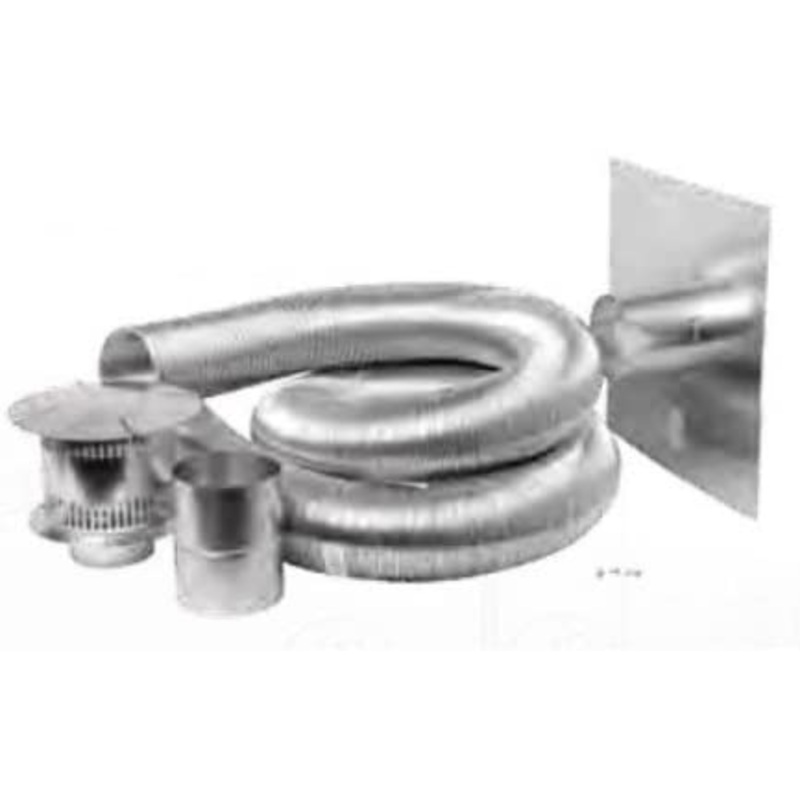 Napoleon Compressed Aluminum Flexible Gas Liner Kit 4 Diameter
