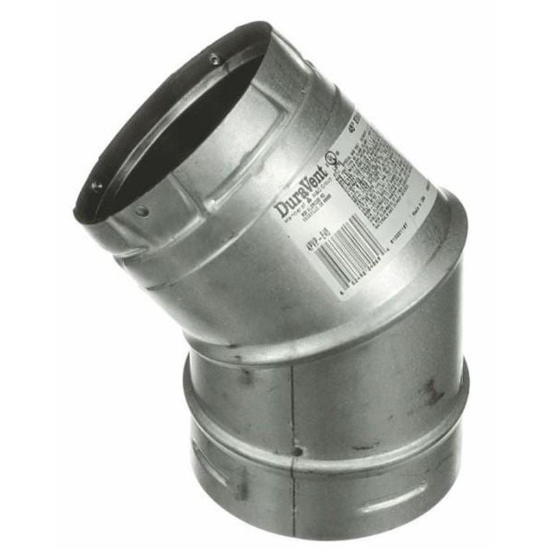 Regency Elbow PVP 45 Degree Black – 4PVP-E45B