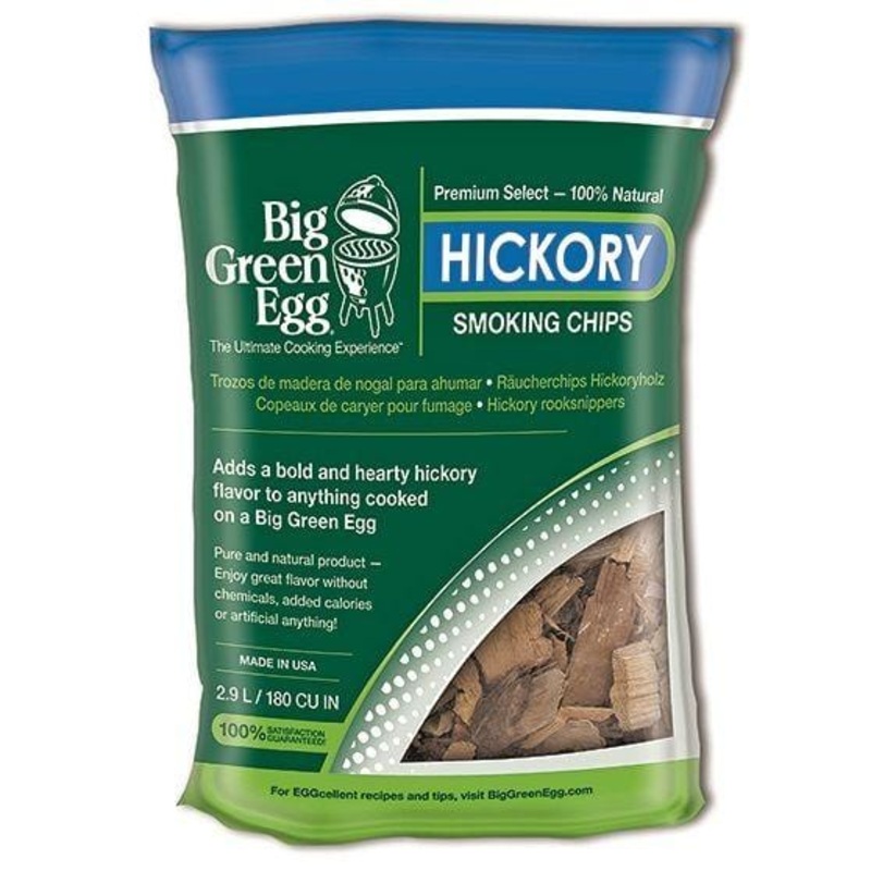 Big Green Egg Hickory Smoking Chips (2.9L) – 113986
