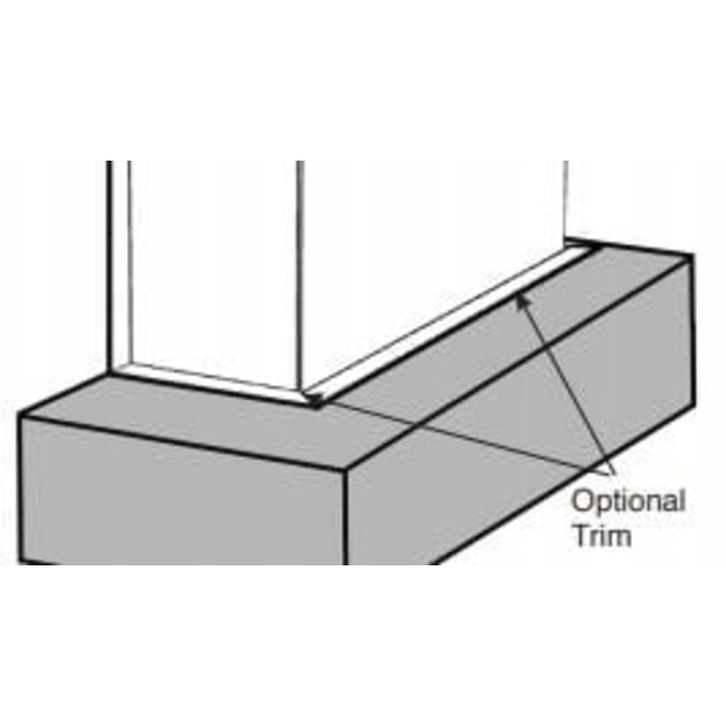 Regency Right Corner Metal Trim (Skope Electric) – 910-135