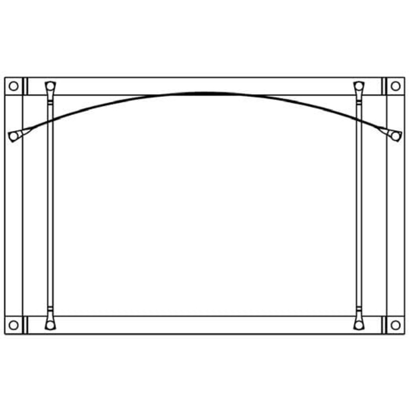 Regency Vignette Tudor Metallic Black Faceplate (L/HRI3E) – 716-936