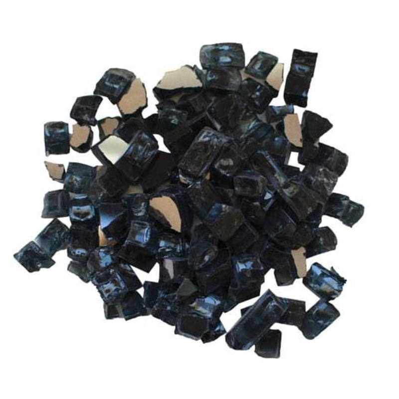 Amantii 1/4 Reflective Fireglass (Charcoal) – AMSF-GLASS-03