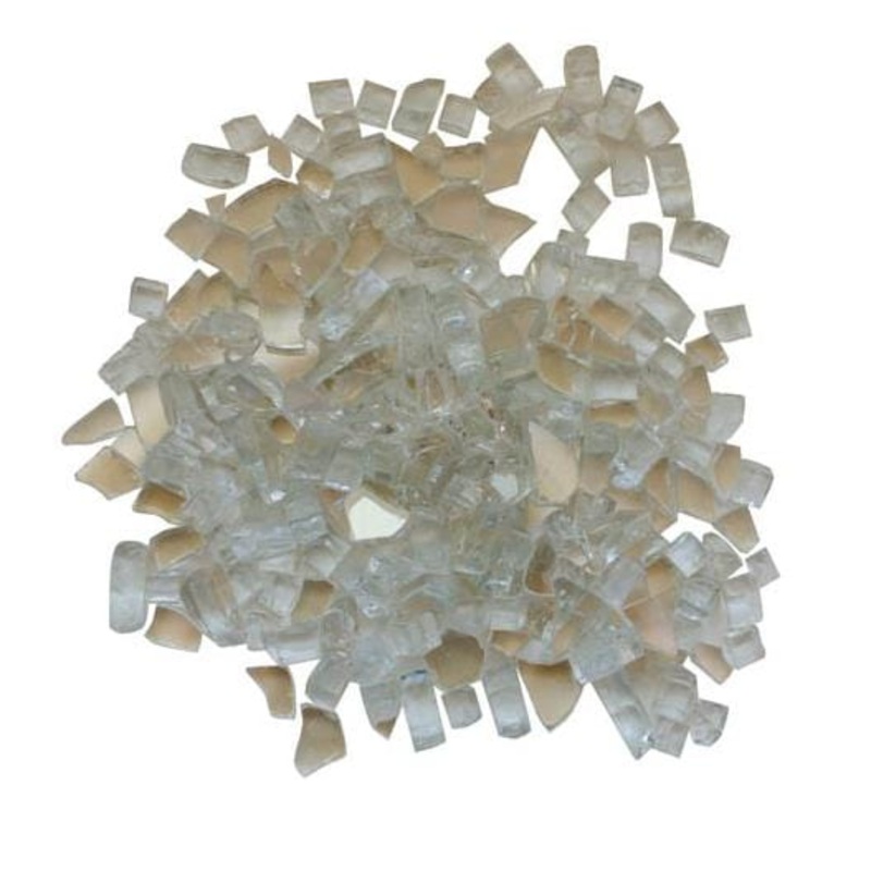 Amantii 1/4 Reflective Fireglass (Clear) – AMSF-GLASS-01