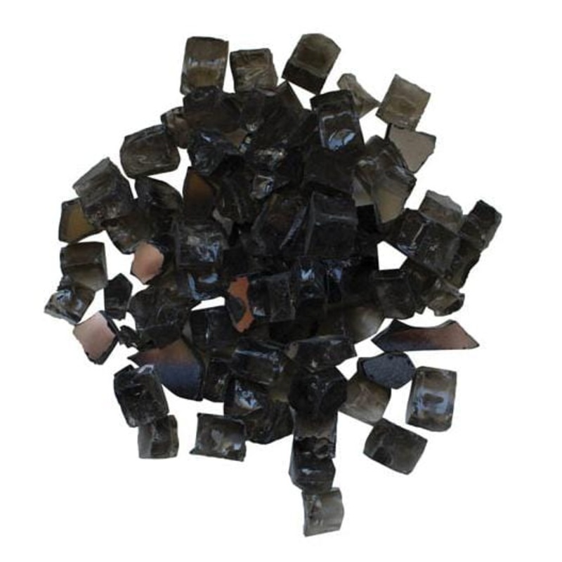 Amantii 1/4 Reflective Fireglass (Dark Grey) – AMSF-GLASS-05