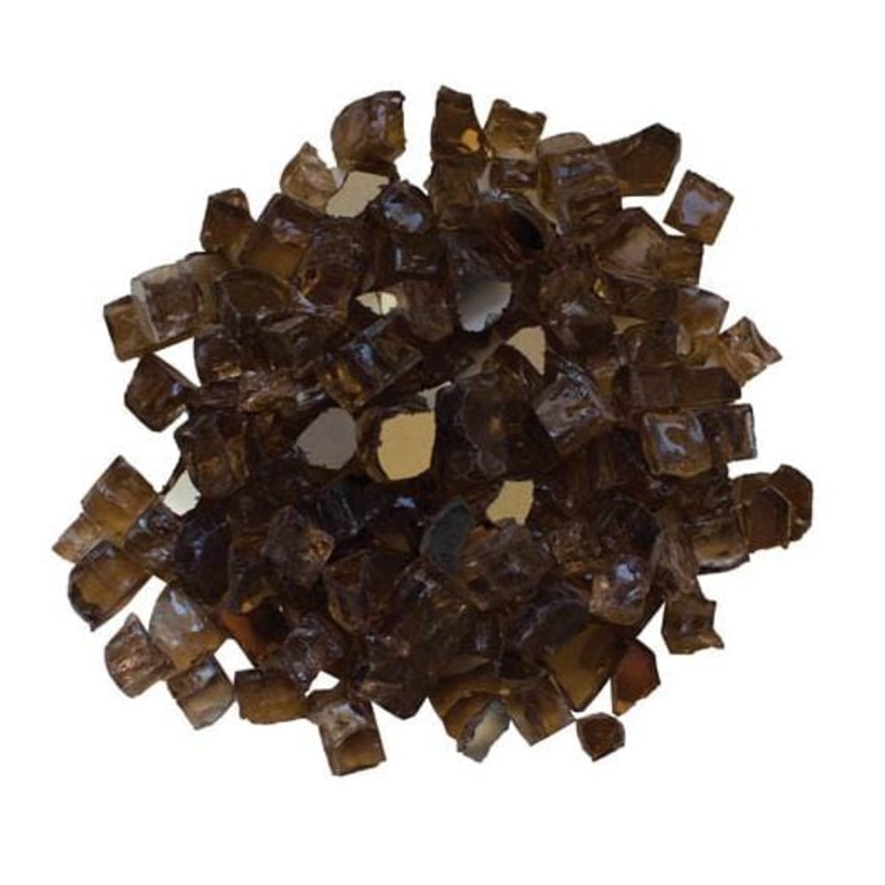 Amantii 1/4 Reflective Fireglass (Light Brown) – AMSF-GLASS-02