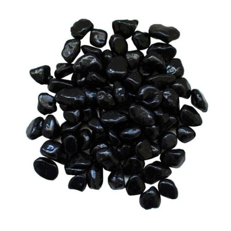 Amantii Small Bead Fireglass (Black) – AMSF-GLASS-12