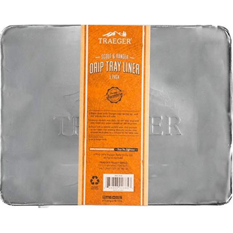 Traeger Drip Tray Liners (Ranger – 5 Pack) – BAC571