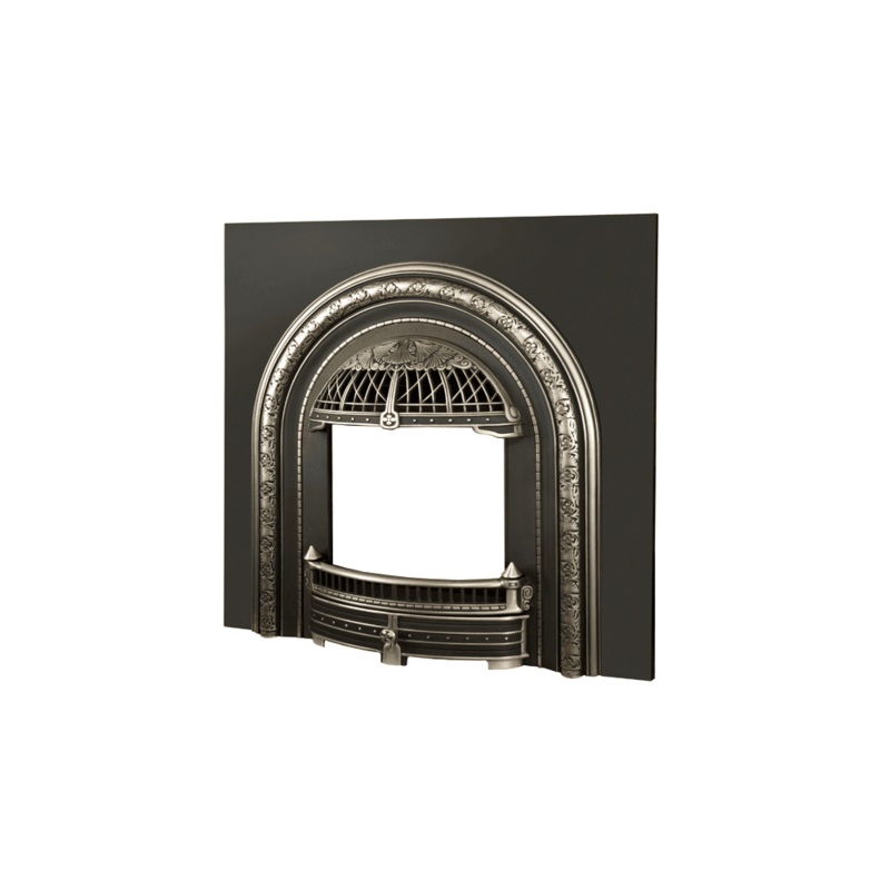Valor Polished Windsor Arch Front w/ Cast Iron Plate (ZC Portrait Series) – 539AFPv2