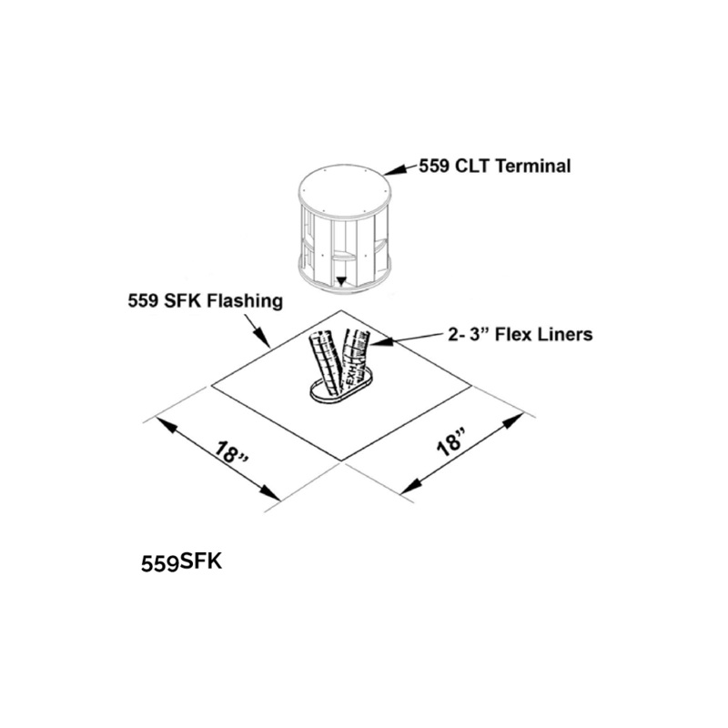 Valor Square Flashing Kit – 559SFK