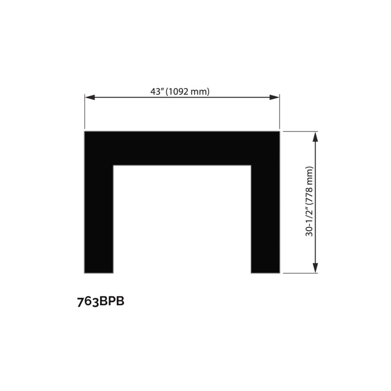 Valor Black Backing Plate (G3 Series) – 763BPB