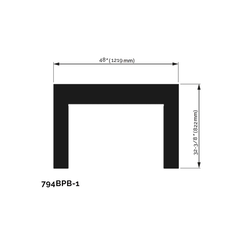 Valor Black Backing Plate (G4 Series) – 794BPB-1