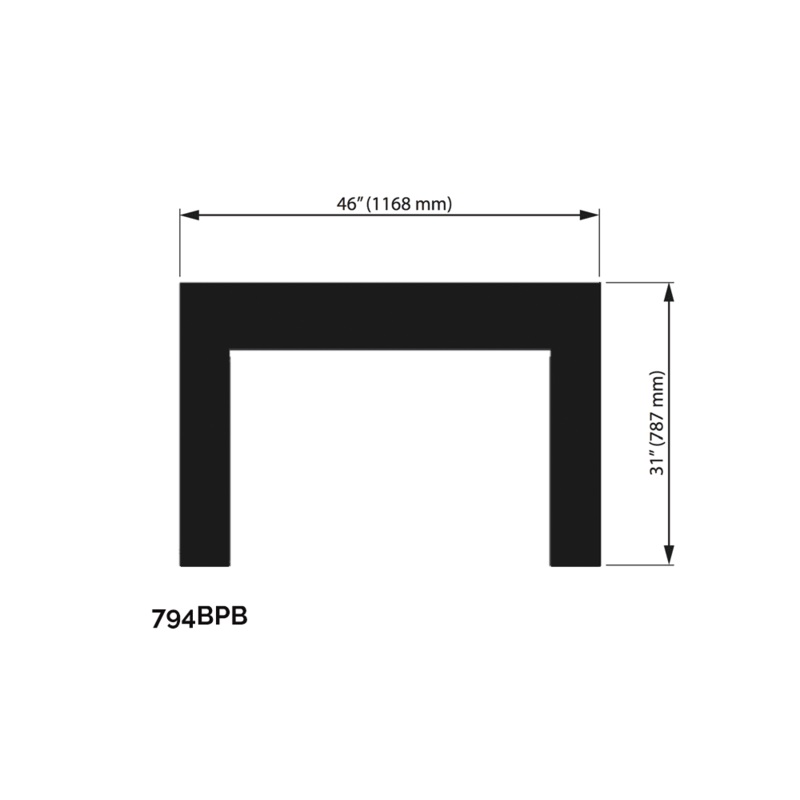 Valor Black Backing Plate (G4 Series) – 794BPB