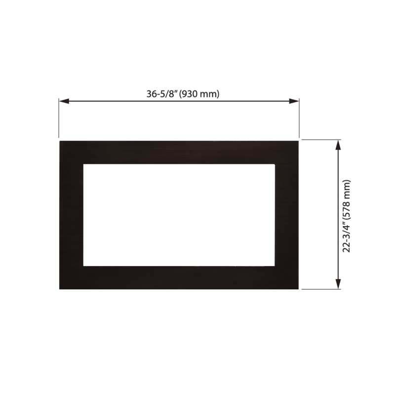 Valor Black Inner Bezel Front (H4 Series) – 661BSB
