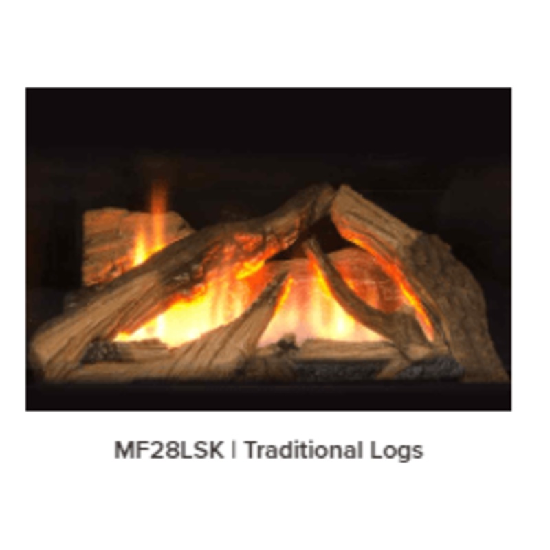 Valor Traditional Log Set (Madrona Freestanding & Retrofire Series) – MF28LSK