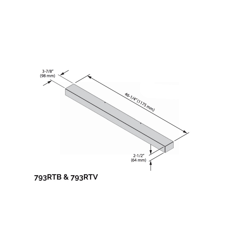 Valor Vintage Iron Riser Trim (G3.5 Series) – 793RTV