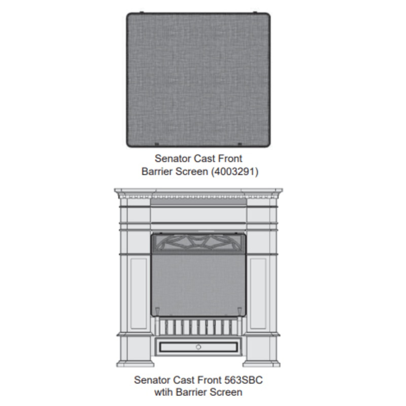 Valor 563 Barrier Screen (Portrait Series) – BSK563