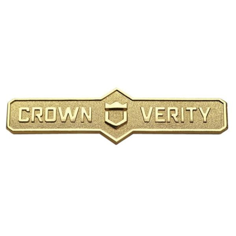 Crown Verity Nameplate Assembly for Crown Verity Products – ZCV-2003-16-K