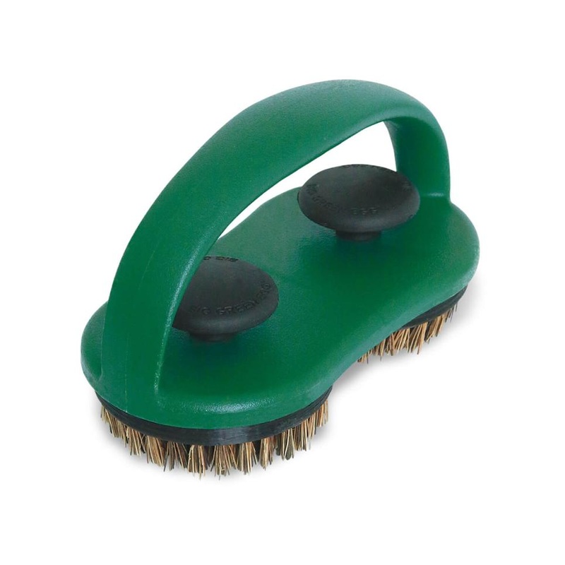 Big Green Egg SpeediClean Palmyra Bristle Dual-Brush Grid & Pizza Stone Scrubber – 127136