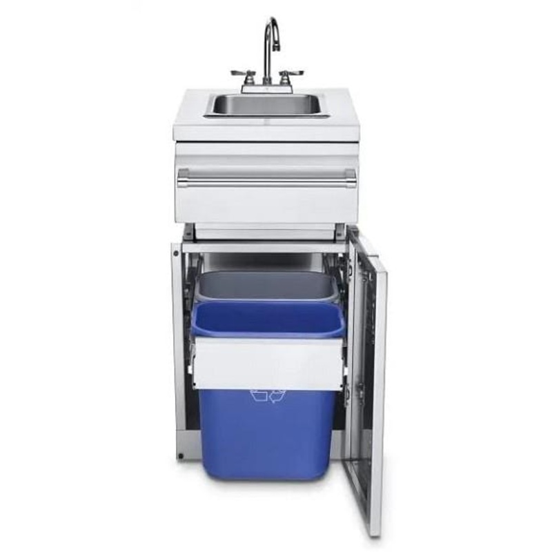 Crown Verity Infinite Series Cabinet Module with Sink & Garbage Holder – ICM-SK-GH