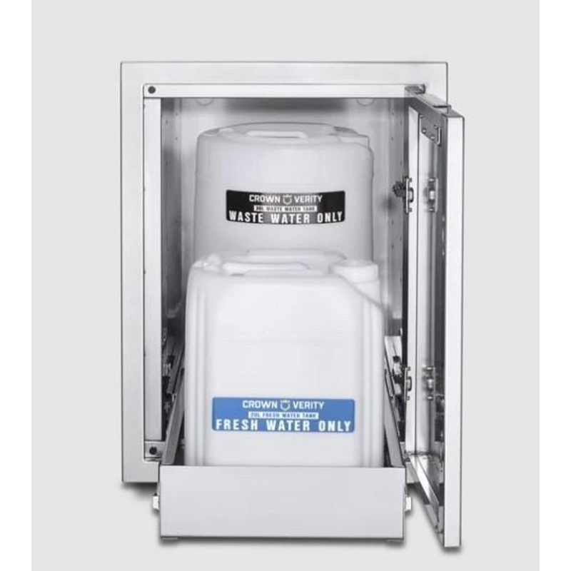 Crown Verity Infinite Series Large Built-In Cabinet with Water Bin Storage – IBILC-SK-WBS