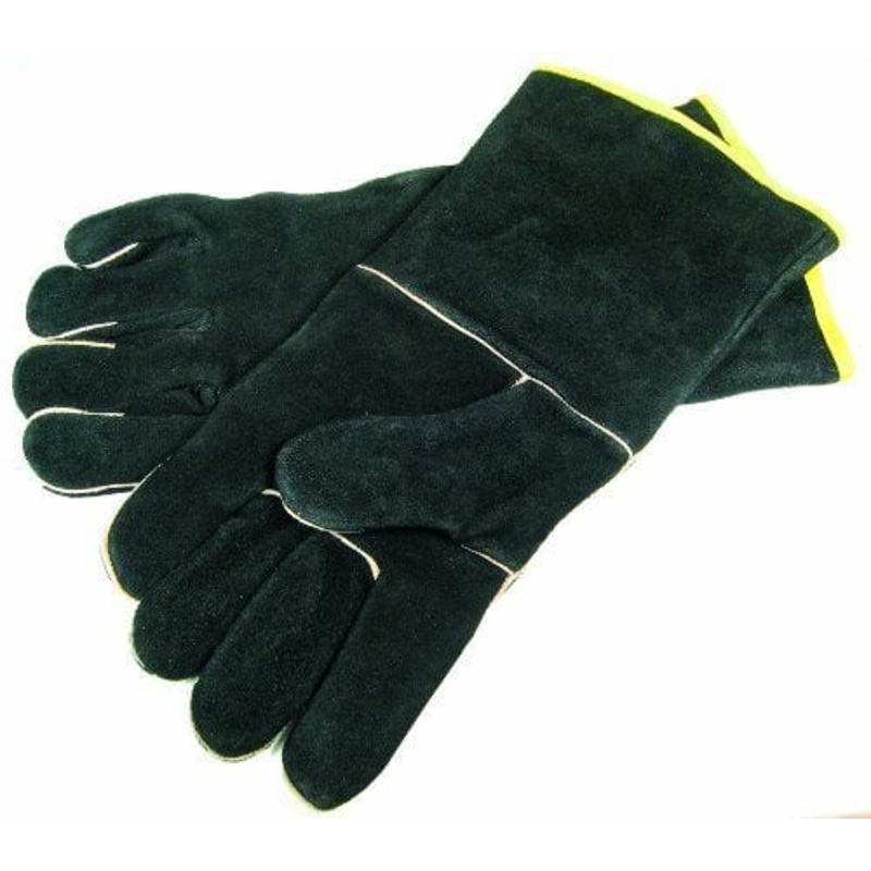 GrillPro Black Leather Grilling Gloves – 00528