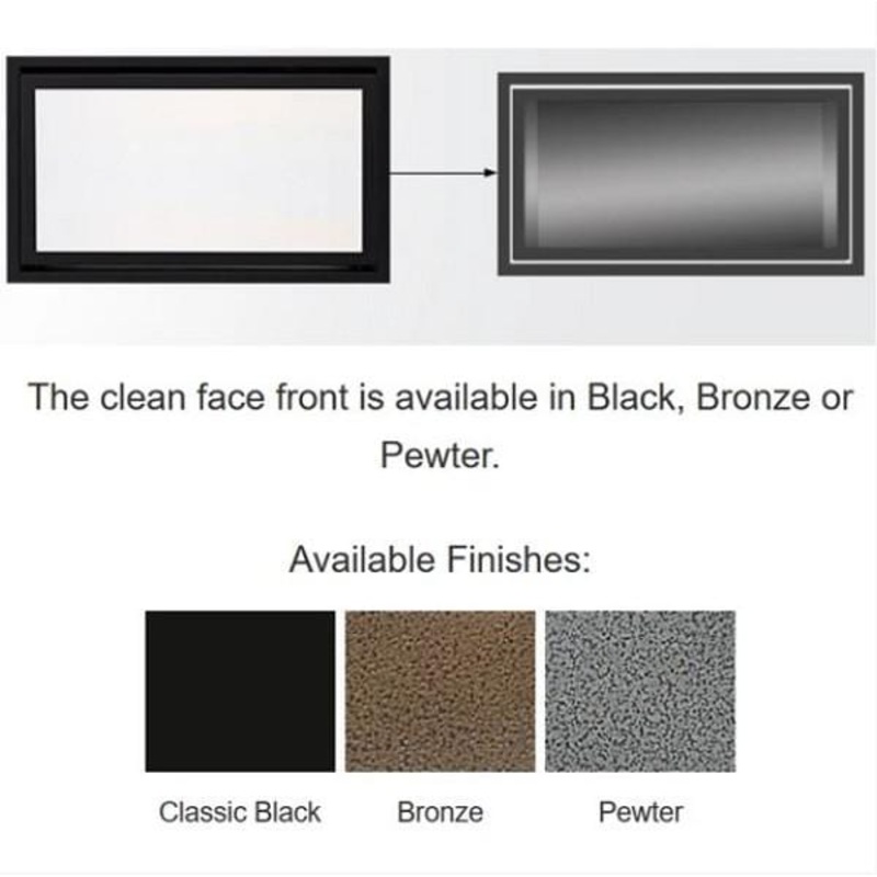 Majestic Black Clean Face Trim (Echelon II 36ST) – CFT-36-BK-C