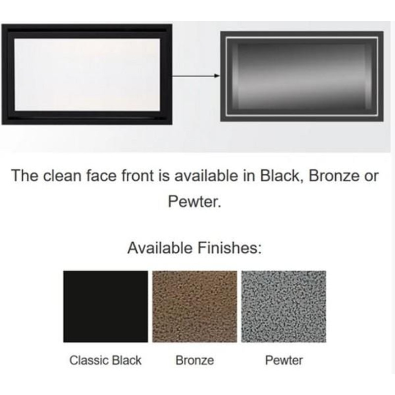 Majestic Black Clean Face Trim (Echelon II 48) – CFT-48-BK-C
