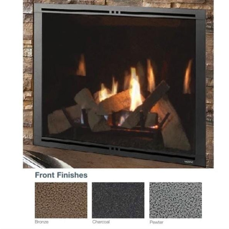 Majestic Charcoal Firescreen Front (Marquis II 36) – FSMQ36CH