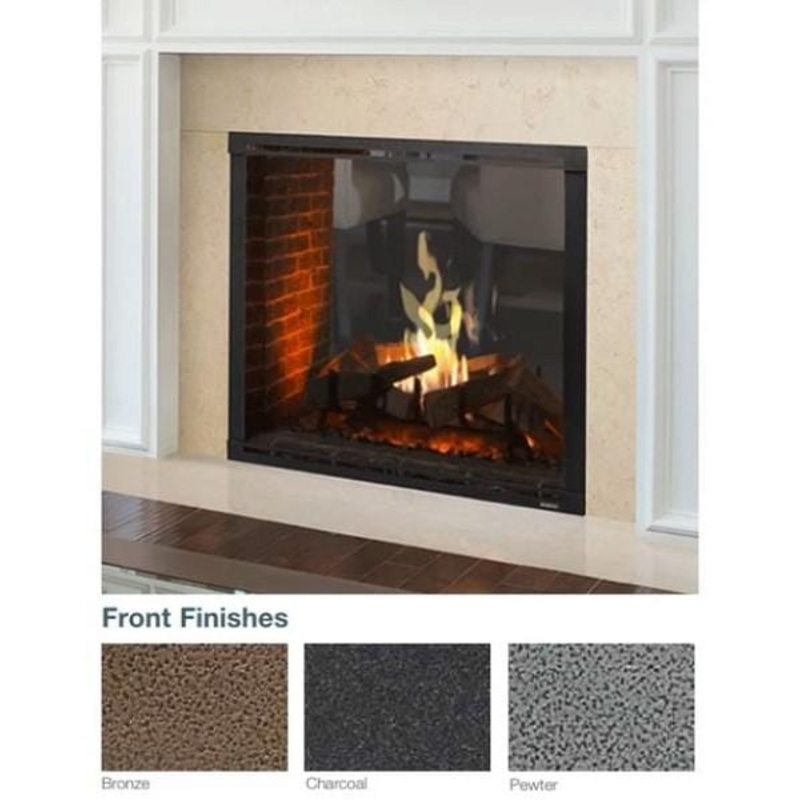 Majestic Charcoal Firescreen Front (Marquis II See-Through 42) – FSMQ42STCH