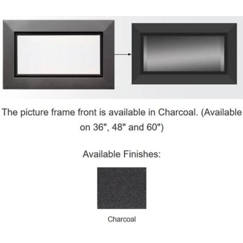 Majestic Charcoal Picture Frame Front (Echelon II 48) – PFF-48-CH-C