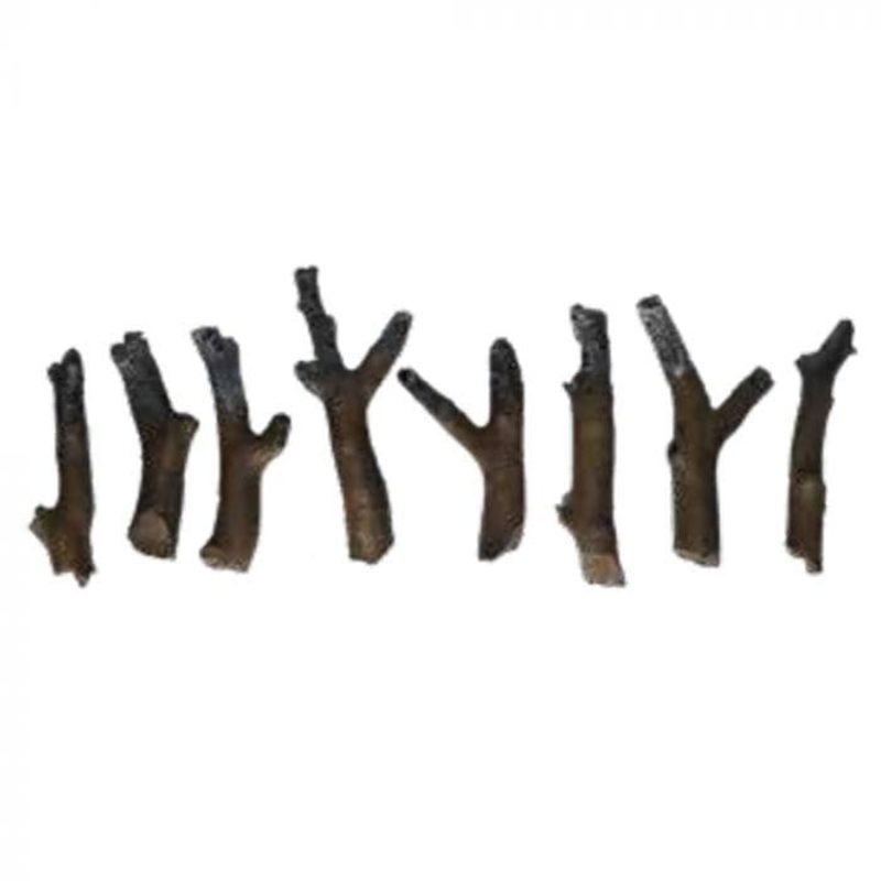Amantii 8 Piece Natural Wood Log Set – LOGSET-8PCE-XS