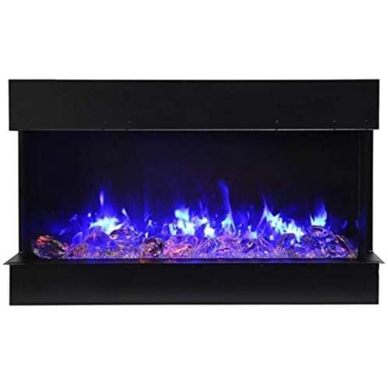 Amantii Tru-View Slim 30 3-sided Indoor / Outdoor Electric Fireplace