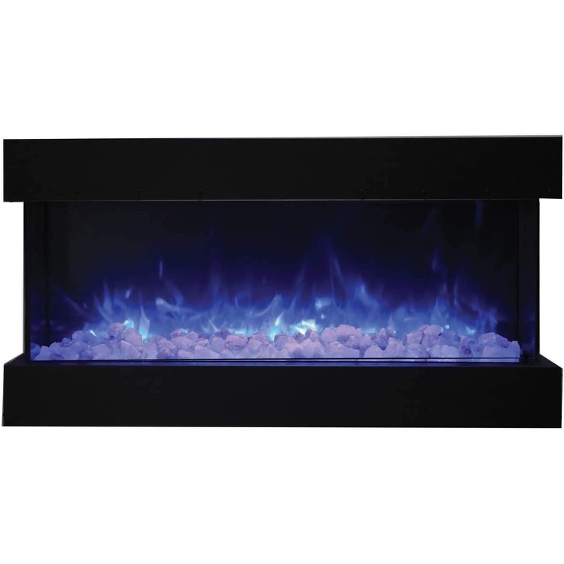 Amantii Tru-View Slim 40 3-sided Indoor / Outdoor Electric Fireplace