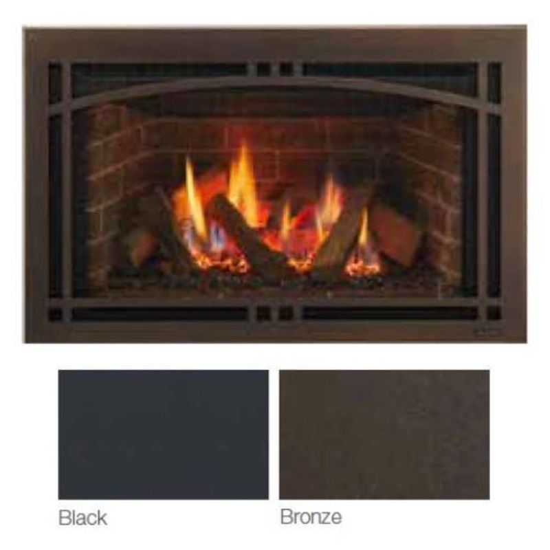 Majestic Black Contemporary Arch 30 Screen Front (Jasper & Ruby Insert 30) – CASFI30BK